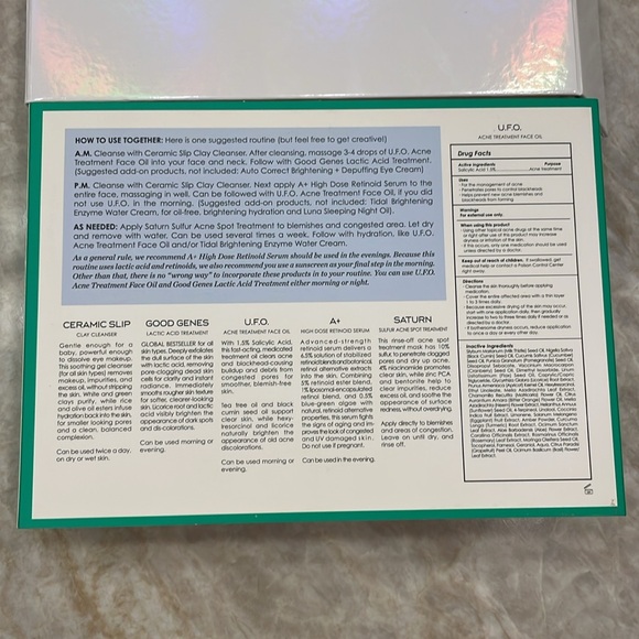 BRAND NEW SUNDAY RILEY ALL ABOUT ACNE! INCLUDES ONLY LACTIC ACID & RETINOL SERUM - Picture 8 of 11